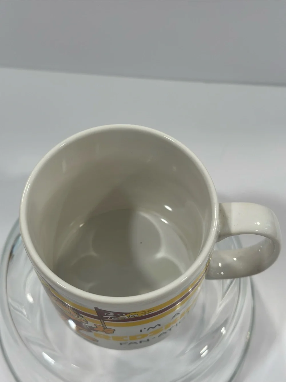 Enesco Garfield 'I'm a Redskins Fan-atic' White Yellow Maroon Coffee Mug